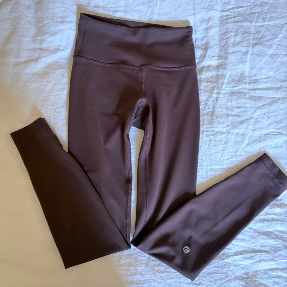 Lululemon Espresso Wunder Train Leggings